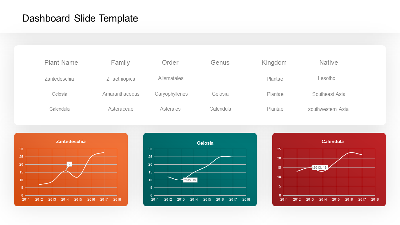 Incredible Dashboard Slide Template Presentation Designs
